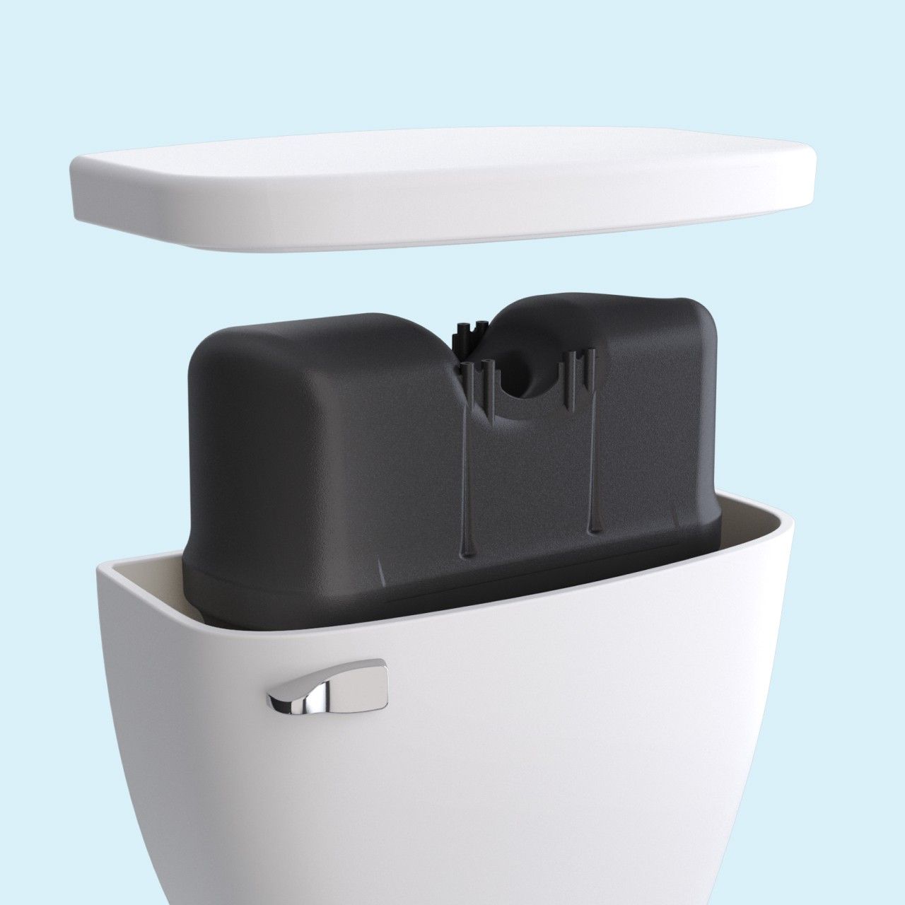 No more clogged toilets - Jet pressure flush system WOW 